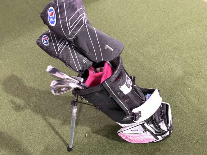 U.S. Kids UL Ultralight Club Set Driver 4H+7+PW Putter Bag Junior 54" RH NEW
