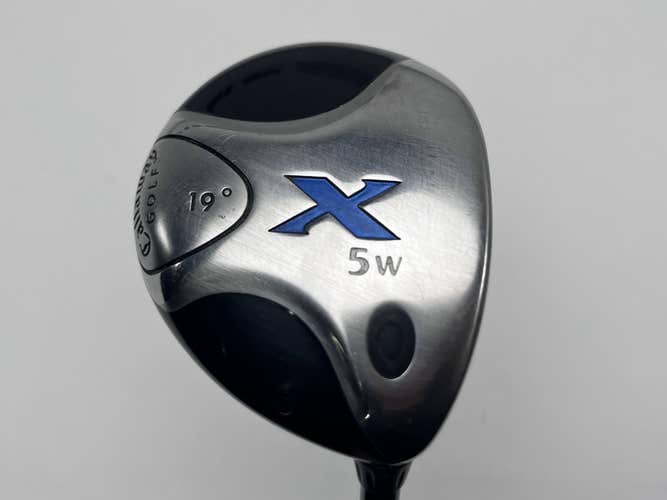 Callaway X 5 Fairway Wood 19* Fujikura 65g Stiff Graphite Mens RH Midsize Grip