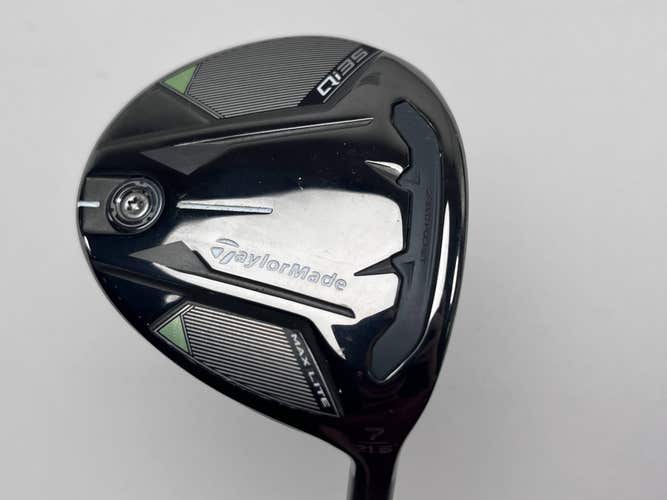TaylorMade Qi35 Max Lite 7 Fairway Wood 21.5* Vanquish 4 R2 Senior RH