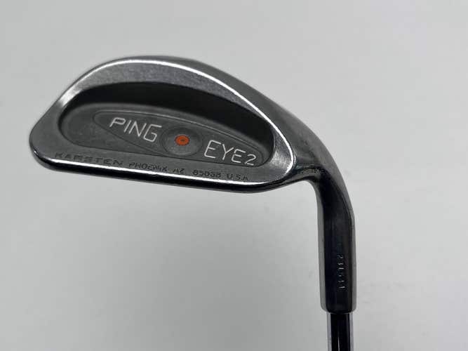 Ping Eye 2 Sand Wedge SW Orange Dot 2* Flat Karsten Regular Steel Mens RH