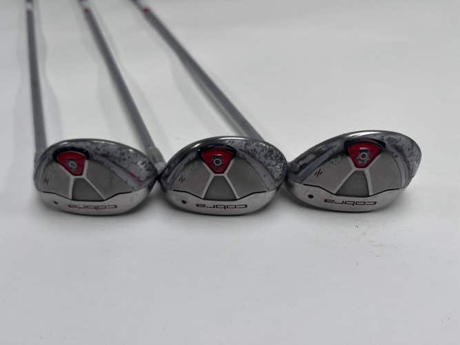 Cobra Fly-Z XL Womens Hybrid Set 4 5 6 25* 28* 31* 55g Ladies Graphite Womens RH