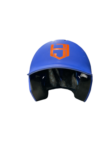 Used Champro BLUE HELMET 6 1/2- 7 Batting Helmet No Mask Royal Blue One Size 11834-S000047662