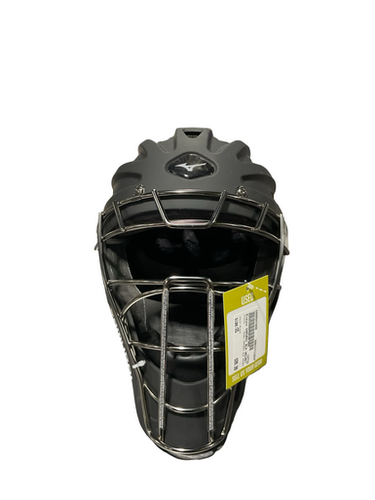 Used Mizuno SAMURAI BLK HELMET Catchers Helmet w/Mask Black One Size 11834-S000047800