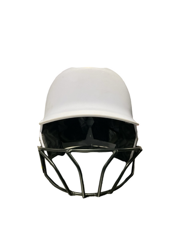 Used Evoshield WHITE HELMET Batting Helmet w/Mask White MD 11834-S000047773