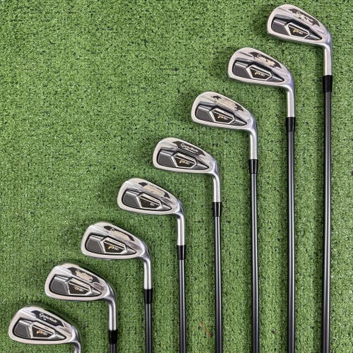 Taylormade PSi Iron Set 4-PW AW TM7-116 Graphite Stiff Flex +1/2 Long