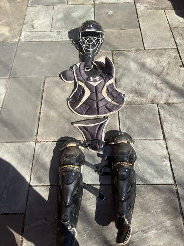Black Under Armour Catcher's Set (Used)
