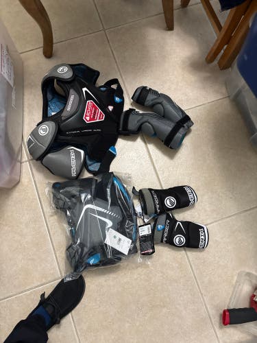 On hold lacrosse gear