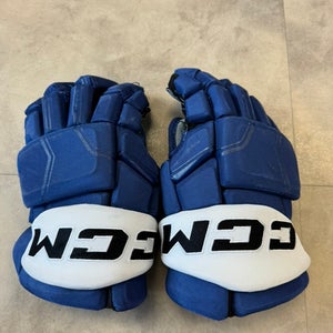 #9 Wojciech Stachowiak Used CCM HGQL Gloves 14" Pro Stock Set 5