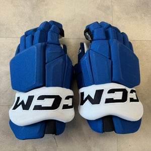 #50 Michael Milne Used CCM HGTKPP Gloves 13" Pro Stock