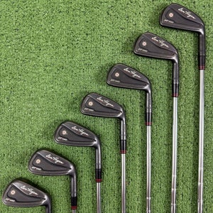 Ben Hogan PTx Pro Black Forged Iron Set 4-PW KBS Tour-V 110 Stiff Flex Steel