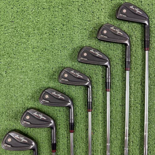 Ben Hogan PTx Pro Black Forged Iron Set 4-PW KBS Tour-V 110 Stiff Flex Steel
