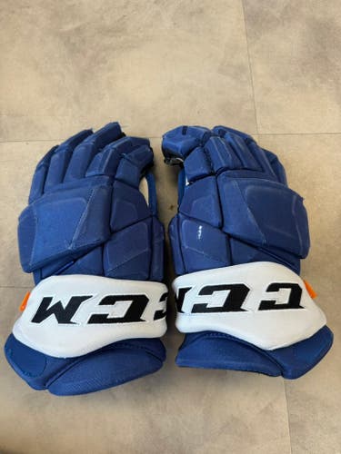 #96 Chris Harpur Used CCM Gloves 14" Pro Stock