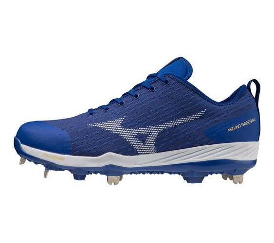New Blue Men's Sz 10.5 MIZUNO DOMINANT 4 LOW MEN'S METAL BASEBALL CLEAT