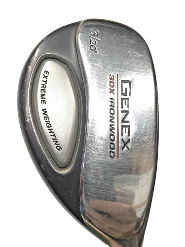 Nickent Genex 3DX 3 Ironwood Hybrid 20* RH 75g Regular Graphite 40" Velvet Grip