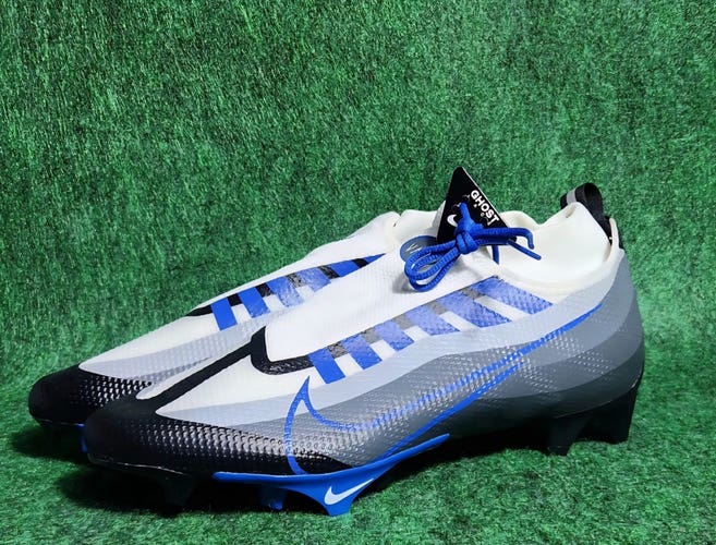 Nike Vapor Edge Pro 360 Football Cleats Ghost Laces DQ3670-041 Royal Blue Sz 12