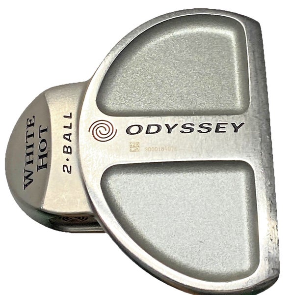 Odyssey 2Ball White Hot Mallet Putter RH 34" Label Factory Grip Great Condition