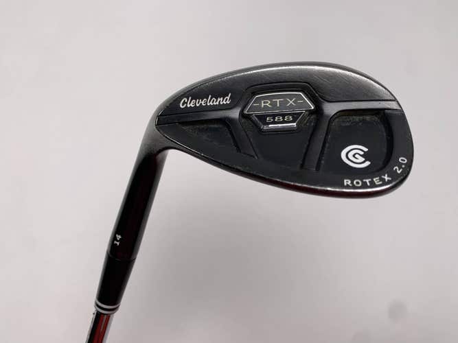 Cleveland 588 RTX 2.0 CB Black Satin Sand Wedge SW 56* 14 DG Wedge LH