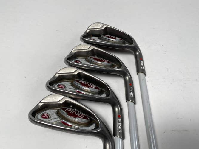 Ping Faith Iron Set 7-PW Red Dot ULT200 Ladies Graphite Womens RH Midsize Grips
