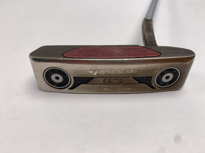 TaylorMade TP Black Copper Soto Putter 34.5" Superstroke Pistol 1.0 Mens RH