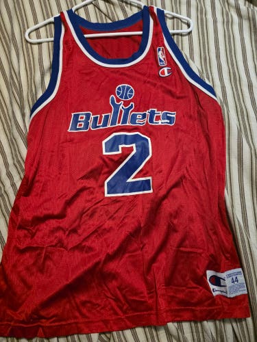 Chris Weber Washington Bullets Jersey size 44