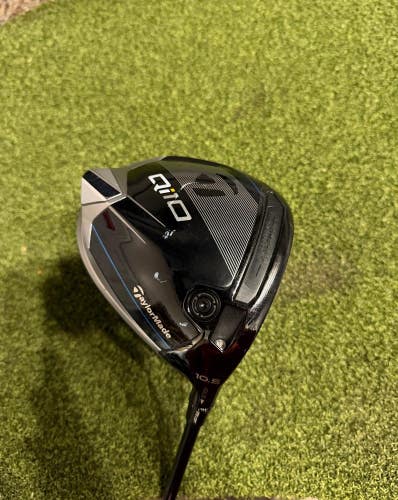 TaylorMade Qi10 10.5* Driver, Hzruds Stiff Flex, RH