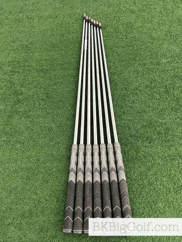 KBS Tour 120 Stiff Flex 7pc Steel Iron Shafts Set 5-W, G .355 Tip