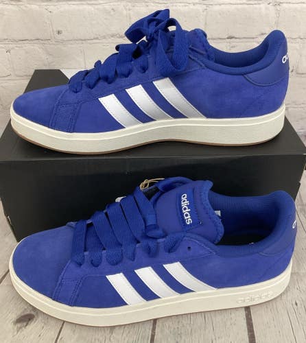 Adidas IH1039 Men's Grand Court Base 00s Sports Shoes Royal Blue White US 10