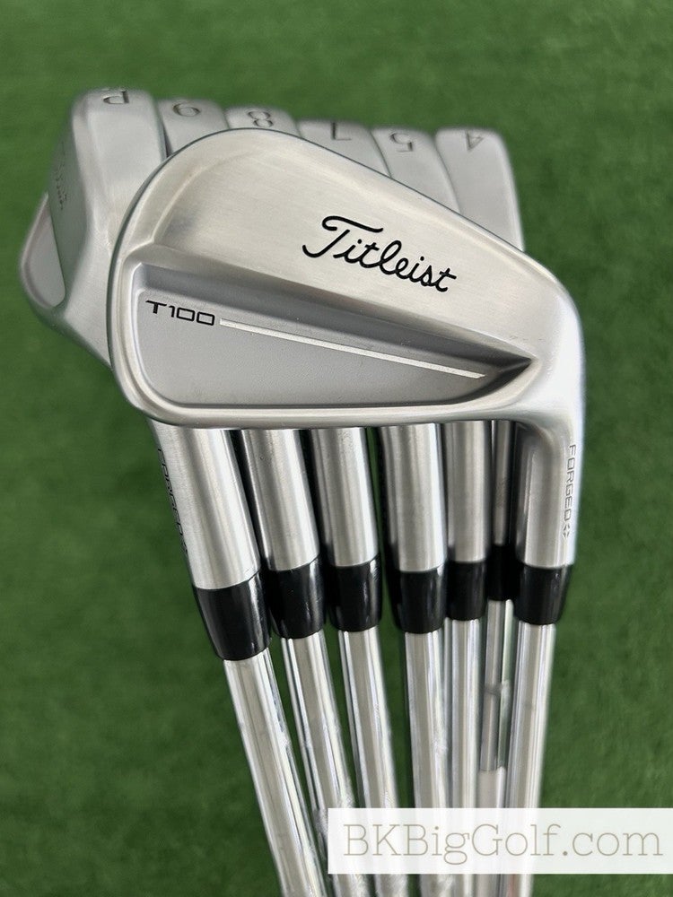 NEW Titleist T100 Forged 2025 4-PW Iron Set True Temper AMT White