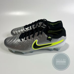 Nike Tiempo Legend 10 Elite Sg Pro AC Metallic Silver Volt Size 9