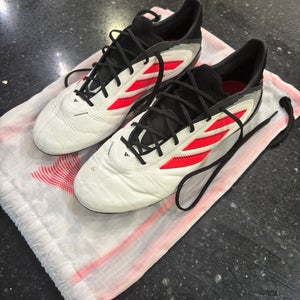 White Unisex Size M 9.0 (W 10.0) Adidas Copa Cleats (Used)