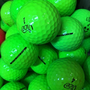 12 Vice Pro Plus Lime Green Near Mint AAAA Used Golf Balls ....Free Ship