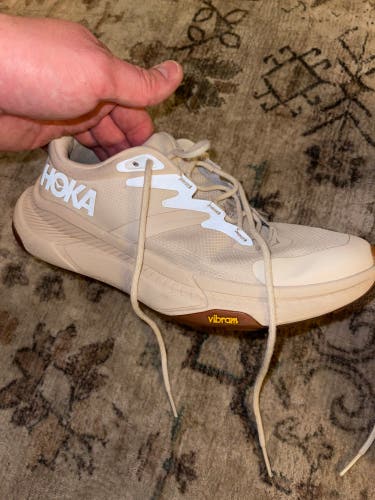 White Women's Size M 7.5 (W 8.5) Adult Hoka Shoes (Used)