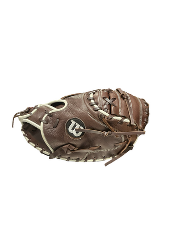 Used Wilson A900 CATCHERS MITT BB/SB Catchers RH Throw Brown 34" 11834-S000047501