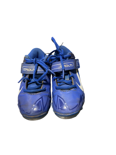 Used Rawlings TROUT BB/SB Cleats Royal Blue Youth 11.0 11834-S000047606