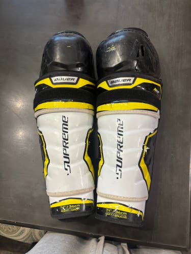 Senior Bauer Supreme 2S Pro 14" Shin Pads (Used)