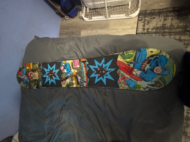 burton 132 snowboard Burton Punch Snowboard All Mountain With Bindings Medium Flex Directional  132 cm (Used) | SidelineSwap