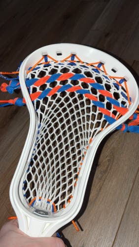 GCA Head (white) Royal/Orange