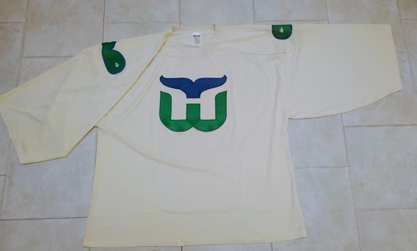 H6000 Whalers Style Hockey Goalie Jersey - Goalie 2XL - SAND