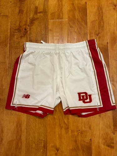 University of Denver Lacrosse NB Game Shorts - Home White Uniform