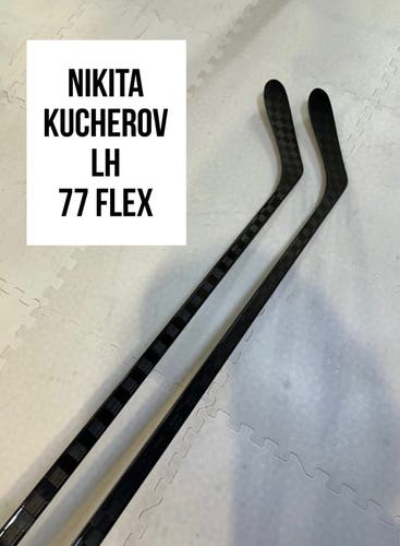 Senior(2x)Left Nikita Kucherov 77 Flex  PROBLACKSTOCK Unbranded Pro Stock Hockey Sticks