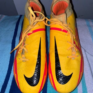 Orange Men's Size M 10.5 (W 11.5) Nike Phantom GT2 Elite FG Molded Cleats Cleats (Used)