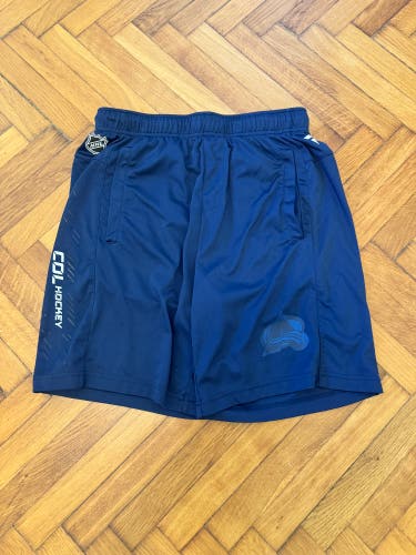 Pro Stock Colorado Avalanche NHL Blue Medium Men's Shorts (Used)