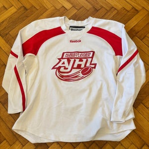 Pro Stock AJHL White XL Men's Reebok Jersey (Used)