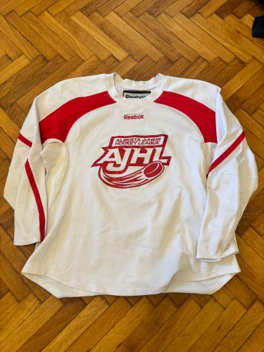 Pro Stock AJHL White XL Men's Reebok Jersey (Used)