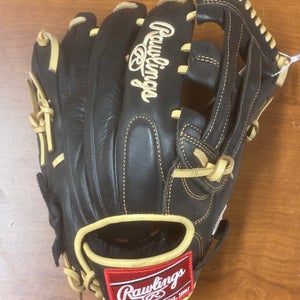 Black Rawlings Gold Glove Elite RH Outfield Baseball Glove 12.75" (Used)
