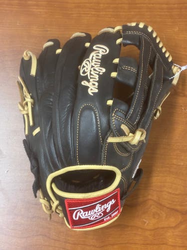 Black Rawlings Gold Glove Elite RH Outfield Baseball Glove 12.75" (Used)