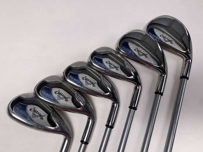 Callaway Big Bertha 2008 Iron Set 6-PW+SW 55g Ladies Graphite Womens RH