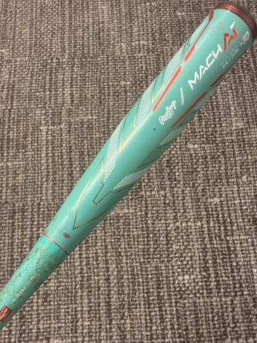2024 Rawlings Mach AI Alloy Bat USSSA Certified (-10) Alloy 21 oz 31" (Used)