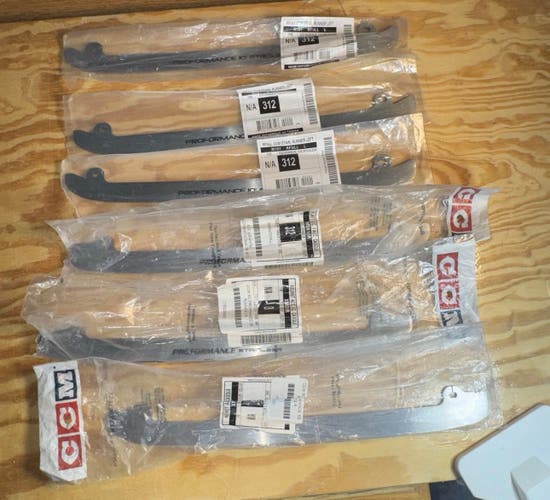 Proformance Stainless CCM Skate Runners – 312mm – Left Side – Lot of 6 – New in Package