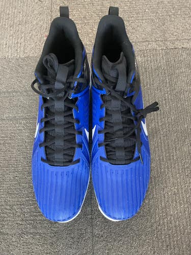 Used Nike ALPHA Adult FB Cleats Navy Blue Senior 16 11614-S000232226